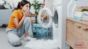 علت تخلیه نشدن آب ماشین لباسشویی دوو